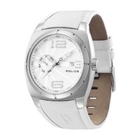 Buy Police Gents White Strap Watch 12675JS-04 online