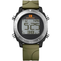 Buy Boss Orange Gents Digital Rubber Strap Watch 1512675 online