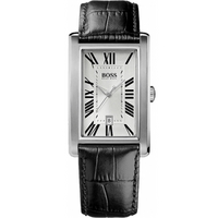 Buy Hugo Boss Gents Black Leather Strap Watch 1512707 online