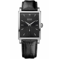 Buy Hugo Boss Gents Fashion Black Leather Strap Watch 1512784 online