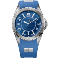 Buy Boss Orange Gents HO-2310 Blue Rubber Strap Watch 1512810 online