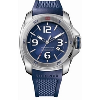 Buy Tommy Hilfiger Gents Blue Rubber Strap Watch 1790771 online