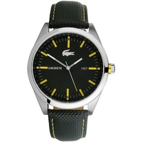 Buy Lacoste Gents Black Strap Watch 2010596 online