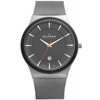 Buy Skagen Gents Grey Titanium Bracelet Watch 234XXLT online