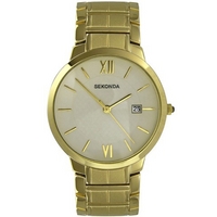 Buy Sekonda Gents Gold Tone Bracelet Watch 3037 online