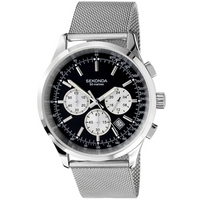 Buy Sekonda Gents Bracelet Chronograph Black Dial Watch 3415 online