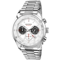 Buy Sekonda Gents Bracelet Chronograph White Dial Watch 3418 online