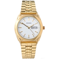 Buy Sekonda Gents Gold Tone Steel Bracelet Watch 3460 online