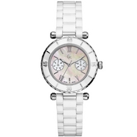 Buy Gc Ladies Mother of Pearl Ceramic Bracelet Watch 35003L1 online