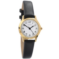 Buy Sekonda Ladies Black Leather Strap Watch 4134 online