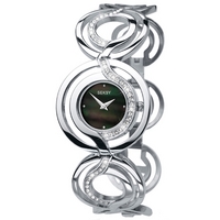 Buy Seksy Ladies Black Round Dial Bracelet Watch 4558 online