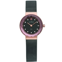 Buy Skagen Ladies Mesh Black Steel Bracelet Watch 456SRM online