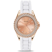 Buy Sekonda Ladies Party Time White Rubber Strap Watch 4653 online