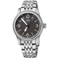 Buy Oris Ladies Swiss Hunter PS Edition Silver Tone Bracelet Watch 73376494063MB online