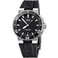 Buy Oris Gents Aquis Date Black Rubber Strap Watch 73376534154RS online