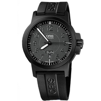 Buy Oris Gents BC3 Advanced Black Rubber Strap Watch 73576414764RS online