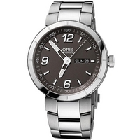 Buy Oris Gents TT1 Silver Tone Bracelet Watch 73576514163MB online