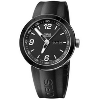 Buy Oris Gents TT1 Day  Date Black Rubber Strap Watch 73576514174RS online