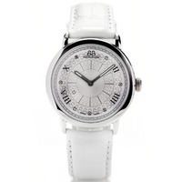 Buy 88 Rue Du Rhone Ladies White Leather Strap Watch 87WA120008 online