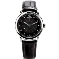 Buy 88 Rue Du Rhone Ladies Black Leather Strap Watch 87WA120020 online