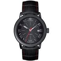 Buy 88 Rue Du Rhone Gents Black Leather Strap Watch 87WA120041 online