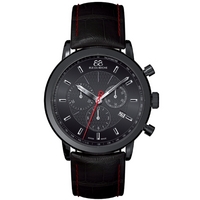 Buy 88 Rue Du Rhone Gents Black Leather Strap Watch 87WA120046 online