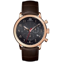 Buy 88 Rue Du Rhone Gents Brown Leather Strap Watch 87WA120050 online