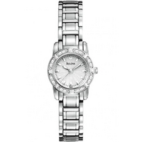 Buy Bulova Ladies Diamond Stainless Steel Bracelet Watch 96R156 online