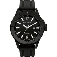 Buy Nautica Gents Black Rubber Strap Watch A15601 online