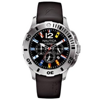 Buy Nautica Gents BFD 101 Diver Flag Watch Black A18636G online