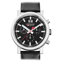 Buy Mondaine Gents Chronograph Strap Watch A6903030414SBB online