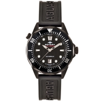 Buy Rotary Gents Black Rubber Watch AGS00069-W-04 online