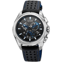 Buy Citizen Gents Eco Drive Proximity Black Leather Stap AT7030-05E online