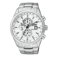 Buy Citizen Gents Eco Drive Atomic Chronograph Bracelet Watch AT8010-58B online