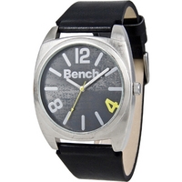 Buy Bench Gents Leather Strap Watch BC0267SLBK online