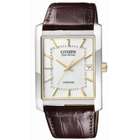 Buy Citizen Gents Eco Drive Brown Leather Strap Watch BM6784-06B online