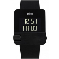 Buy Braun Gents Digital Black Rubber Strap Watch BN0106BKBKG online