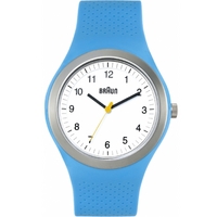 Buy Braun Gents Blue Rubber Strap Watch BN0111WHBLG online