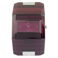 Buy Burberry Ladies Fashion Red Steel Bangle Watch BU4921 online