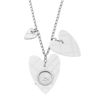 Buy Burberry Ladies Fashion White Heart Pendant Watch BU5272 online