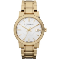 Buy Burberry Gents The City Gold Tone Steel Bracelet Watch BU9003 online