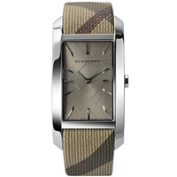 Buy Burberry Ladies Pioneer Rectangular Brown Watch BU9404 online