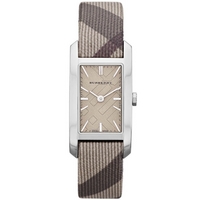 Buy Burberry Ladies Pioneer Brown Dial Check Strap Watch BU9504 online