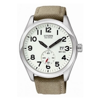 Buy Citizen Gents Green Material Strap Watch BV1080-18A online