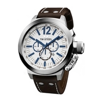 Buy T W Steel Gents CEO 45mm Chronograph Strap Watch CE1007 online