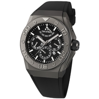 Buy T W Steel CEO Diver Black Rubber Strap Watch CE5000 online