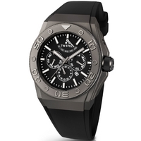 Buy T W Steel CEO Diver 48mm Black Rubber Strap Watch CE5001 online