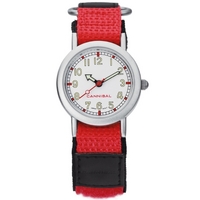 Buy Cannibal Kids Unisex Red Material Strap Watch CK002-06 online