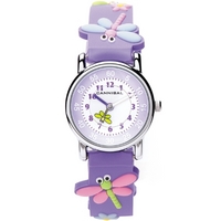 Buy Cannibal Kids Girls Purple Rubber Strap Watch CK198-16 online