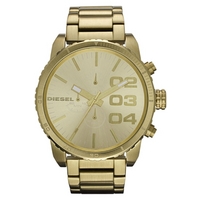 Buy Diesel Gents Franchise Gold Tone Steel Chronograph Watch DZ4268 online